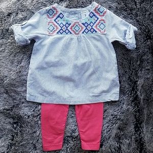 Carter's Aztec print 2 piece set